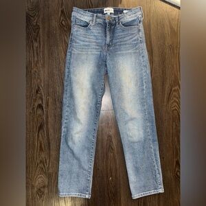 William Rast High Rise Straight Jeans